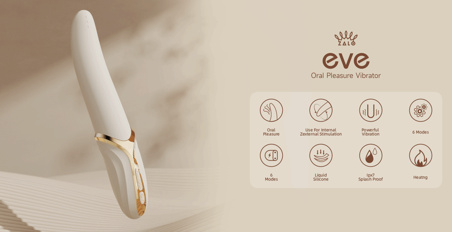 Eve tongue motion vibrator, clitoral stimulator, dual motor toy