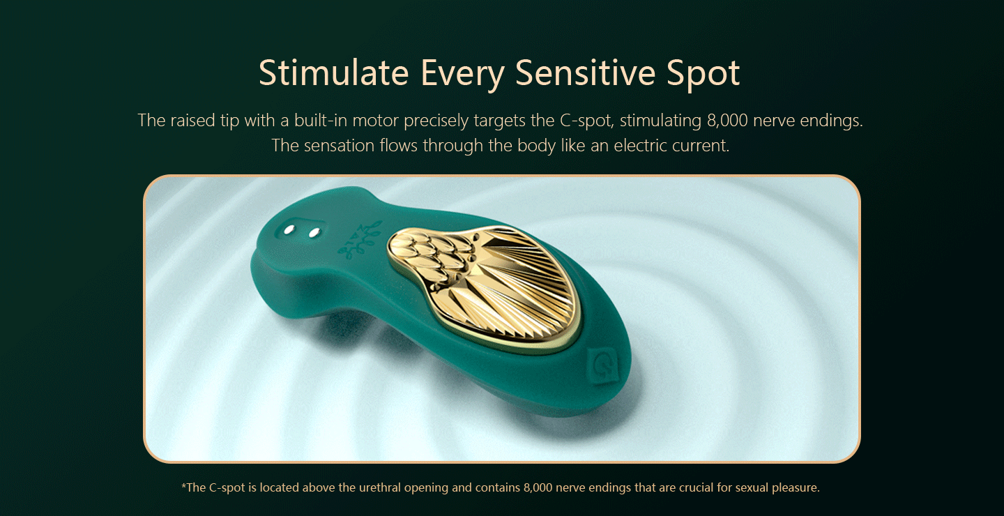 Aya wearable vibrator, magnetic hands-free toy, discreet vibrator