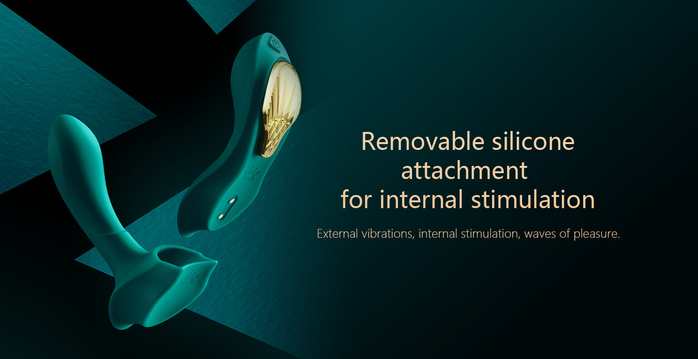 Aya wearable vibrator, magnetic hands-free toy, discreet vibrator
