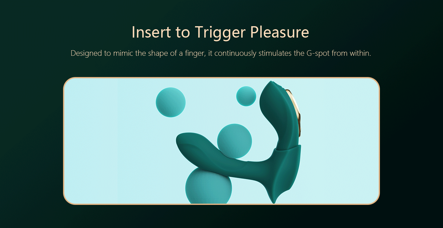 Aya wearable vibrator, magnetic hands-free toy, discreet vibrator