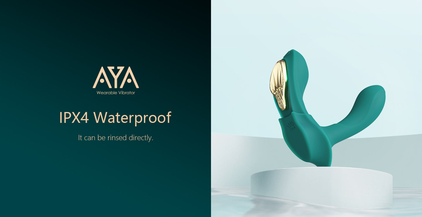 Aya wearable vibrator, magnetic hands-free toy, discreet vibrator