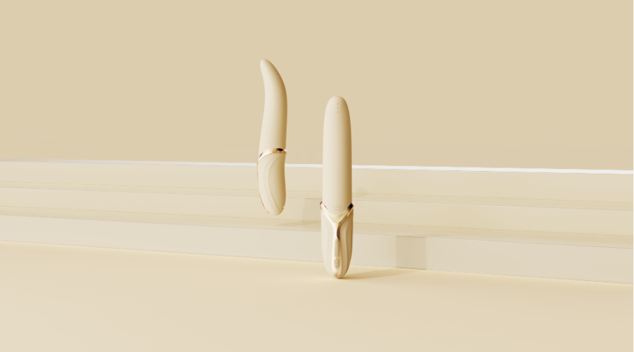 Eve tongue motion vibrator, clitoral stimulator, dual motor toy
