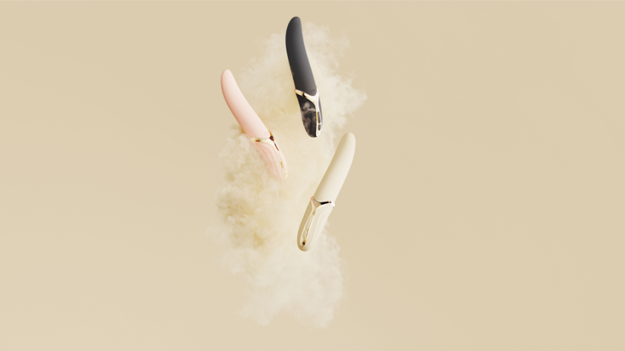 Eve tongue motion vibrator, clitoral stimulator, dual motor toy