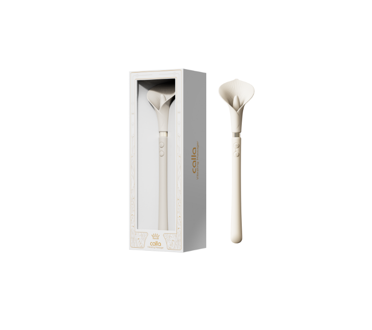 Calla dual head vibrator, luxury clitoral toy, customizable stimulation