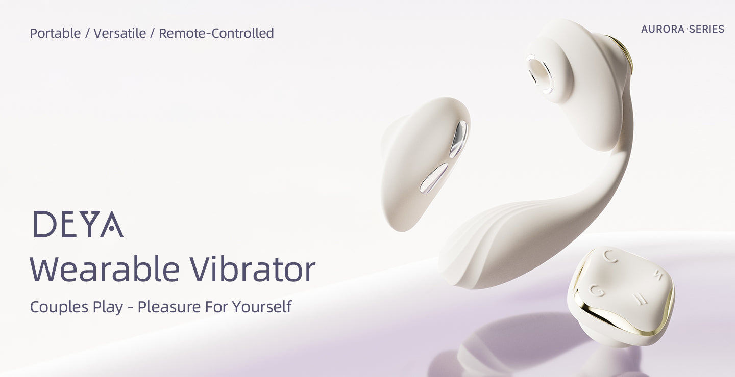 Deya couples vibrator, wearable partner toy, external stimulation