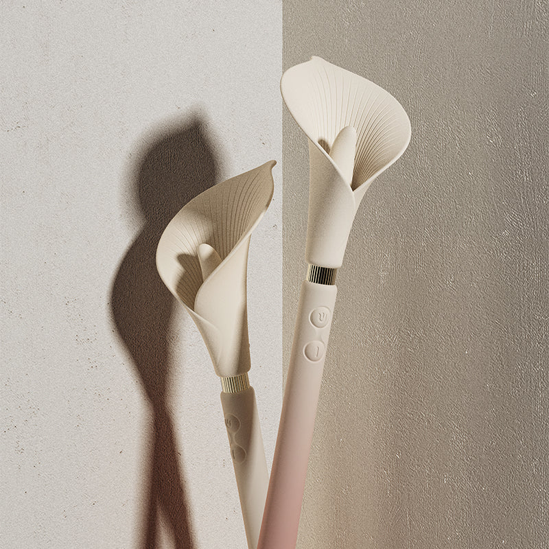 Calla dual head vibrator, luxury clitoral toy, customizable stimulation
