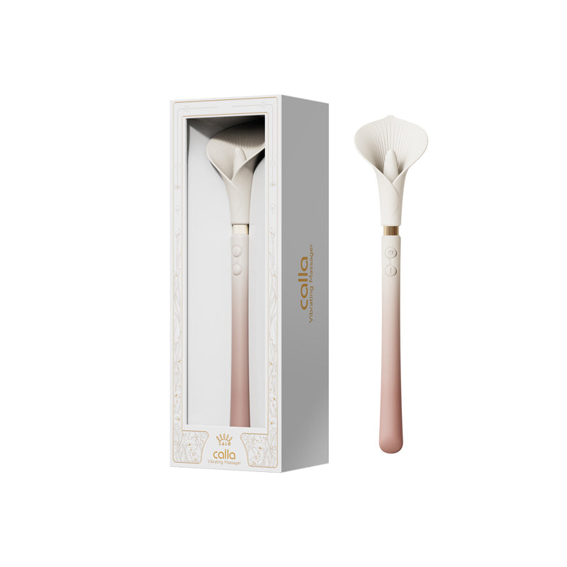 Calla dual head vibrator, luxury clitoral toy, customizable stimulation