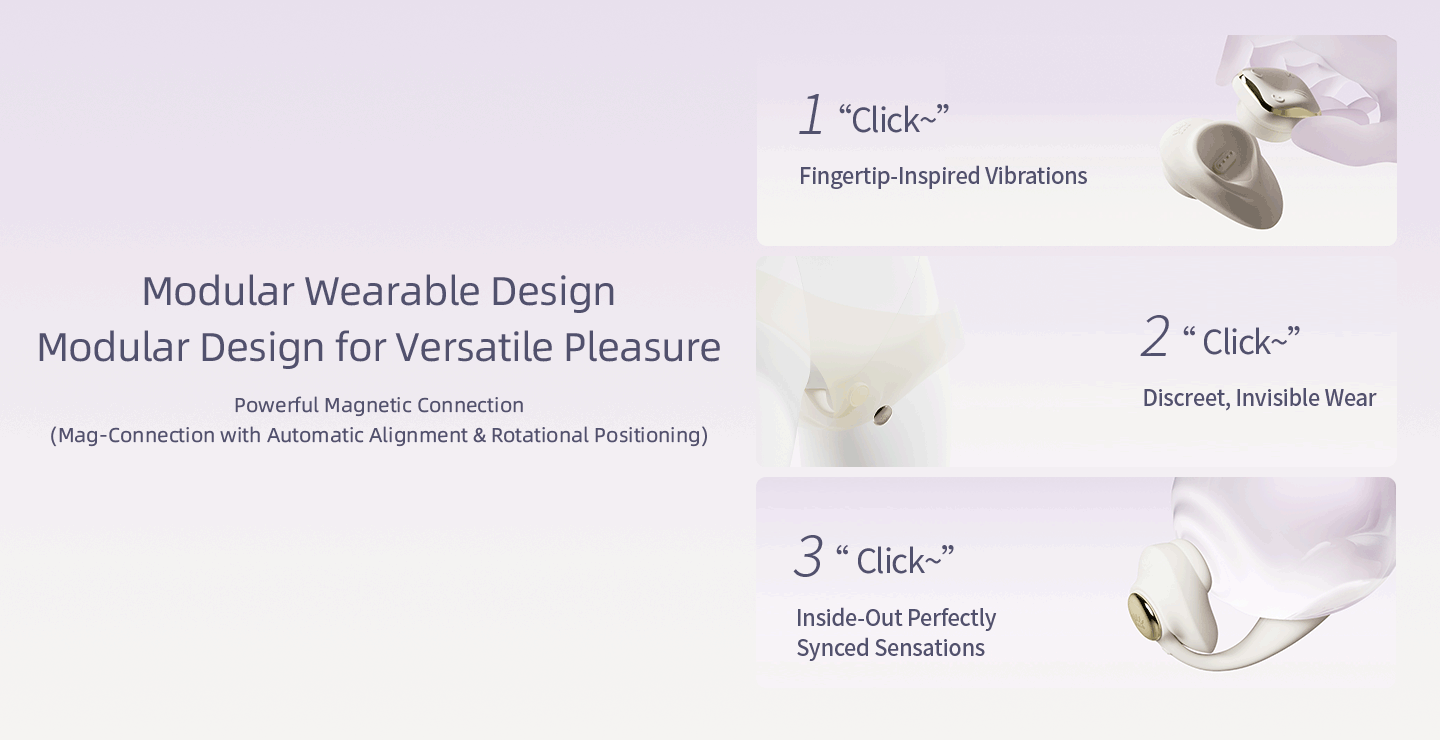 Deya couples vibrator, wearable partner toy, external stimulation