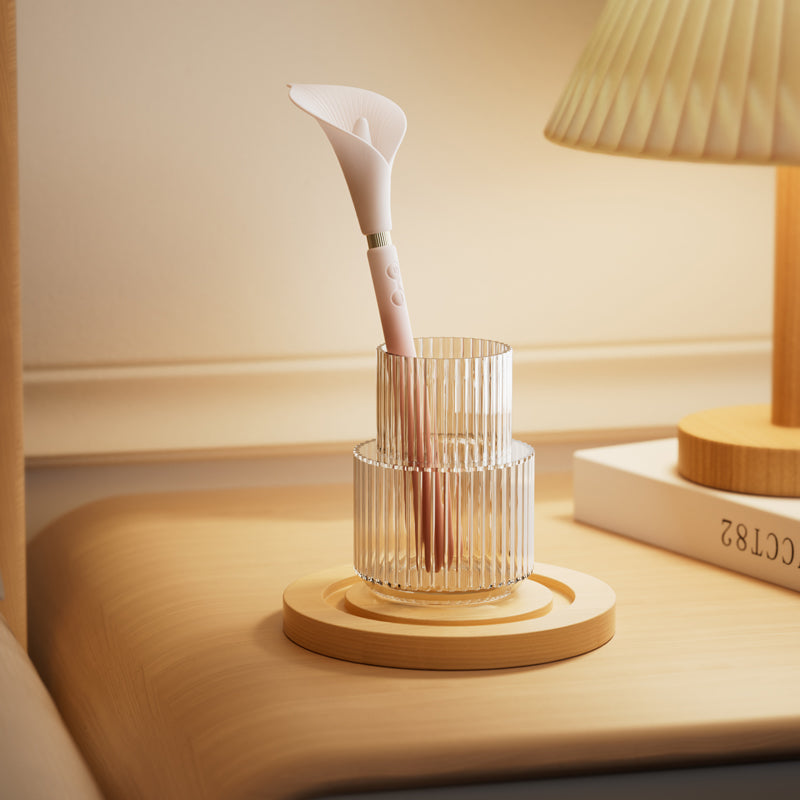 Calla dual head vibrator, luxury clitoral toy, customizable stimulation