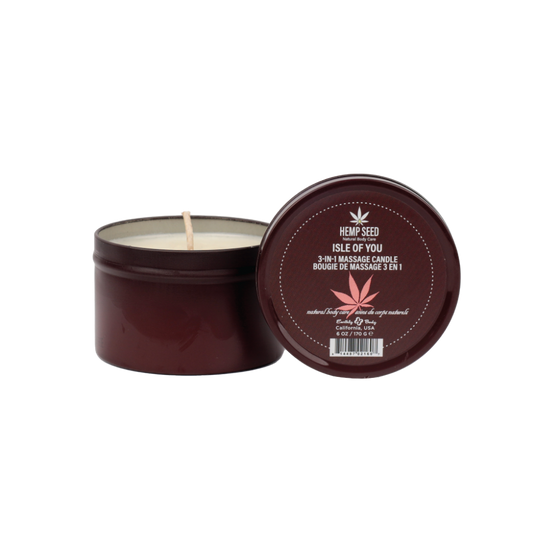 Hemp Seed Massage Candle