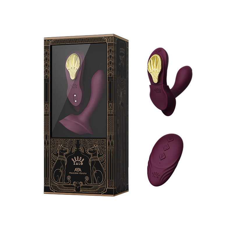 Aya wearable vibrator, magnetic hands-free toy, discreet vibrator