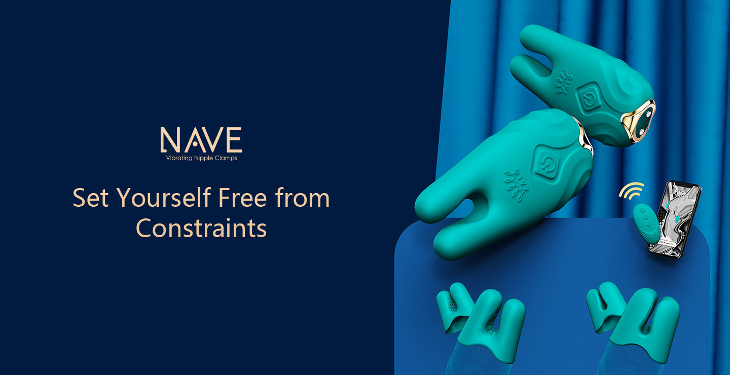 Nave adjustable vibrator, EasyClamp toy, dual motor stimulator