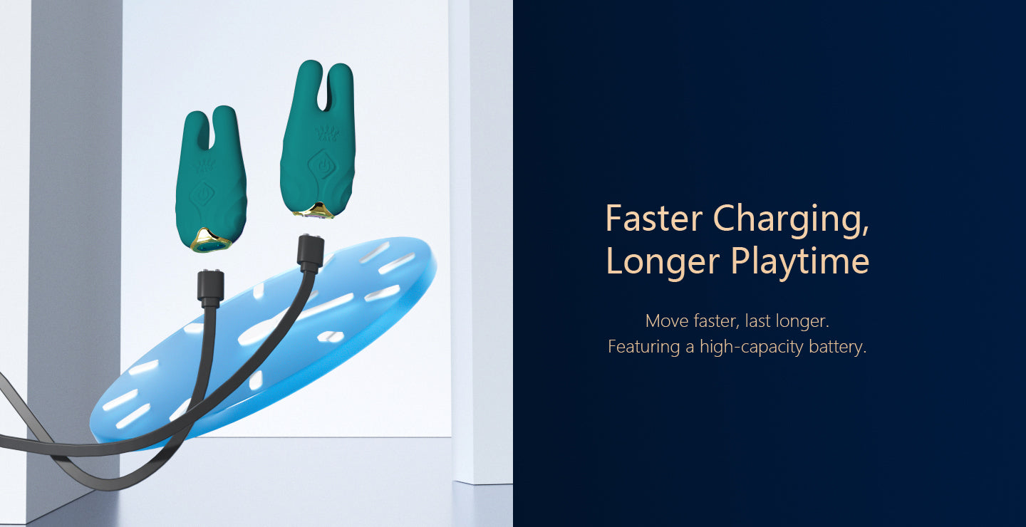 Nave adjustable vibrator, EasyClamp toy, dual motor stimulator