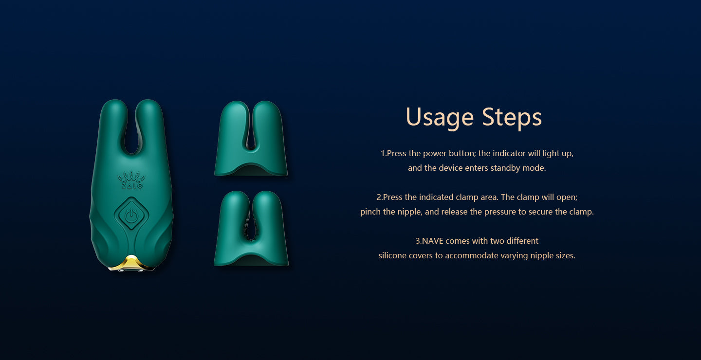 Nave adjustable vibrator, EasyClamp toy, dual motor stimulator